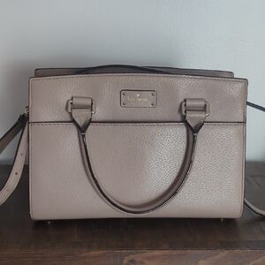 Kate Spade Tan/ Mauve Satchel Crossbody